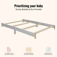 thumbnail image 2 of Dream on Me Universal Bed Rail, Pebble Gray, 2 of 5