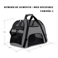 thumbnail image 2 of Transportadora Para Perro Gatos Viaje Mascota Bolsa Portátil Gris, 2 of 4