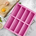 thumbnail image 4 of Rectangular Silicone Mold Bar | Non-Stick Reusable Baking Molds for Chocolate, Truffles, Bread, Energy Bars | Oven, Microwave, Freezer Safe | Food-Grade Flexible Material, 4 of 7