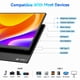 thumbnail image 4 of Veout Monitor portátil para juegos 2.5K con 144 Hz en 4 colores - V1 Pro, pantalla externa de viaje IPS de 16 pulgadas 2560*1600 con FreeSync, doble USB-C y mini HDMI segunda pantalla para computadora, 4 of 5