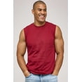 thumbnail image 2 of Real Essentials 5 Pack: Men's 100% Ultra Soft Cotton Sleeveless Crewneck Tank Top Casual Shirts Tees (Big & Tall Available), 2 of 5