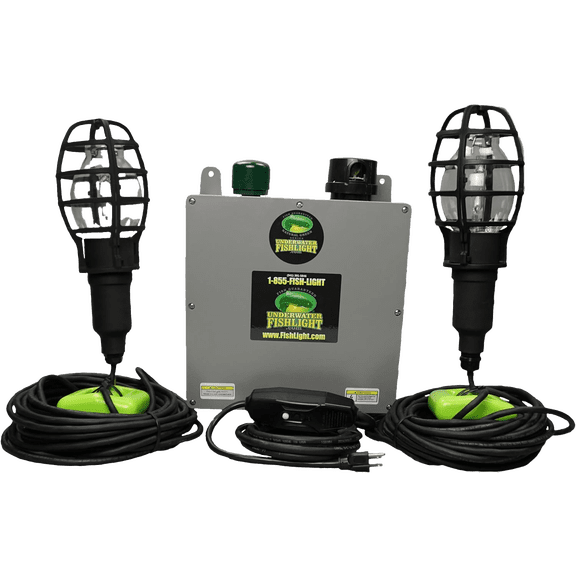 Underwater Fish Light 175-Watt Double Dock Light