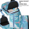 thumbnail image 4 of Crossbody Sling Backpack for Women Men Cute Ocean Life Turtle Shoulder Sling Crossbody Casual Chest Bag for Travel Sports Running Hiking, 4 of 6