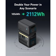 Anker SOLIX C1000X Portable Power Station, 1800W (Peak 2400W) Solar Generator, New