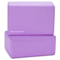 thumbnail image 4 of BalanceFrom Set of 2 High Density Yoga Blocks, 9"x6"x4" Each, 4 of 5