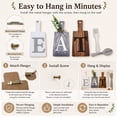thumbnail image 4 of Wall Decor Cutting Board Eat Sign Kitchen Decor Hanging Art Fork and Spoon Rustic Farmhouse for Kitchen and Home, 4 of 6