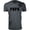 Charcoal-Black Print, variant on Men's Papa Bear Scratch Dad T-Shirts