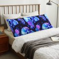 thumbnail image 5 of KLL Ultra Soft Microfiber Body Pillow Cover/Pillowcases 20"x54" with Hidden Zipper Closure-cool crystal Skull flower, 5 of 5