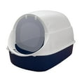 thumbnail image 3 of STARTIST Hooded Cat Litter Tray Kitty Litter to Clean with Lid Open Top Sturdy Enclosed Blue, 3 of 6