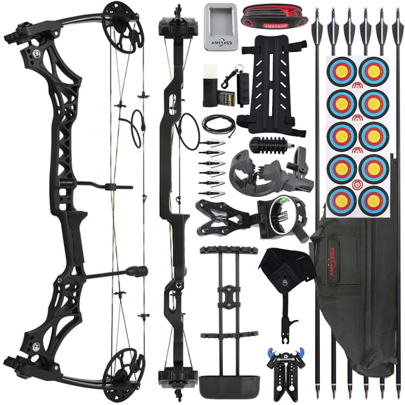 M129 Compound Bow Package 30-70Lbs Adjustable Archery Set for Target Shooting