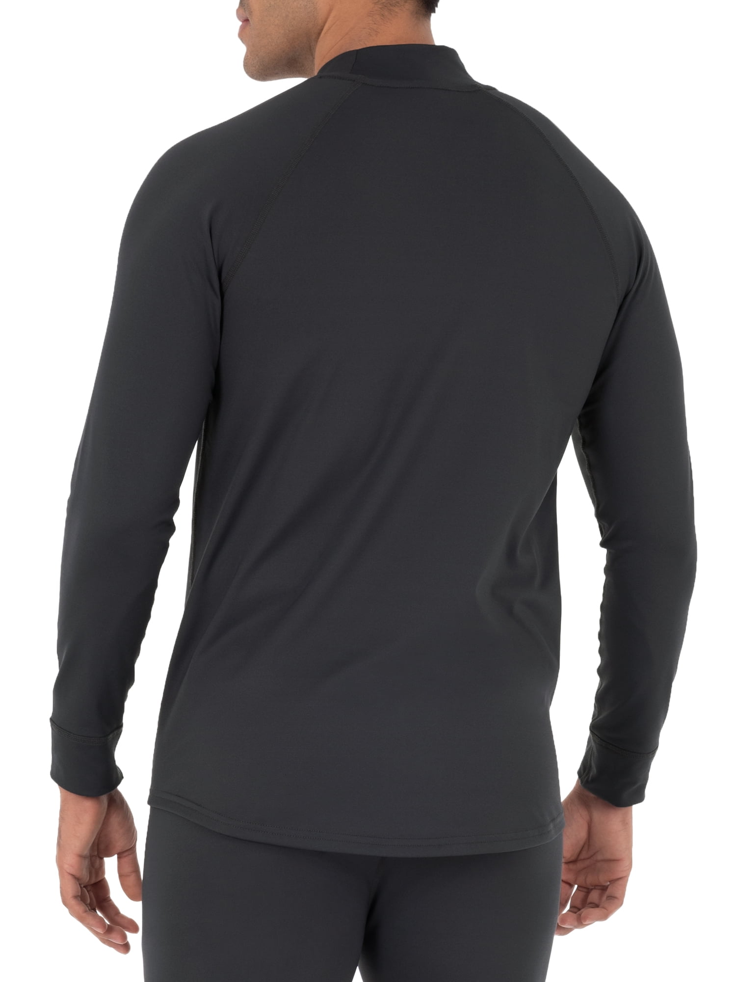 Russell Men's & Big Men's Heavyweight Fleece Baselayer Mock Neck Long Sleeve Top, Sizes M-5XL