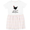 thumbnail image 3 of Inktastic Backyard Chicken Farmer Ancona Hen Girls Toddler Dress, 3 of 5
