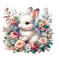 thumbnail image 1 of DIY Diamond Painting Colorful Flower Butterfly Rabbit cat Abstract Landscape Full Round Embroidery Stitch, 40*40cm, frame not included.,SHANG5203, 1 of 4