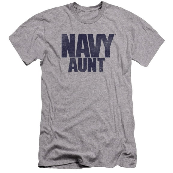 Navy - Aunt - Premium Slim Fit Short Sleeve Shirt - Small
