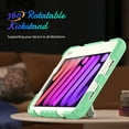 thumbnail image 3 of navor Rugged Cover Compatible with iPad Mini 6 (2021), Rotatable Kickstand Shoulder & Hand Strap Shockproof Heavy Duty Protective Case, 3 of 9