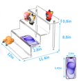 thumbnail image 2 of Estante de exhibición NIUBEE, acrílico transparente, 4 niveles, para amiibo, 2 of 9