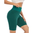 thumbnail image 4 of FANNYC Women's Yoga Shorts High Waist Fitness Activewear Biker Shorts Gym Workout Shorts Abdomen Control Hips Yoga Half Pants Tights, 6 Colors,S-2XL, 4 of 7