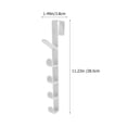 thumbnail image 2 of KAKOWELY 2Pcs Over Door Hooks Plastic Storage Hanger For Door Back Hanger, 2 of 8