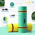 thumbnail image 3 of SOWKT Lily Pad Floating Mat for Lakes and Boating (18x6 Feet, Green/Yellow), 3 of 7