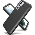 thumbnail image 6 of Galaxy S21 FE Case for Samsung Galaxy S21 FE Case  Drop Shockproof  Heavy Duty Rugged 3 in 1 Protection Cover for Galaxy S21 FE Phone Case (Black+Black), 6 of 16