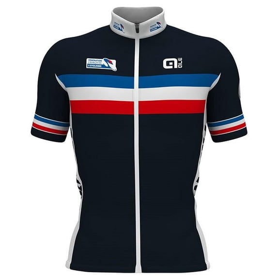 Mountain Bike Men Cycling Jersey French National Team Bicycle Top Shirt