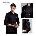 thumbnail image 4 of Uniforme Gastronómico Filipino De Mangas Largas Moda Chef, 4 of 8