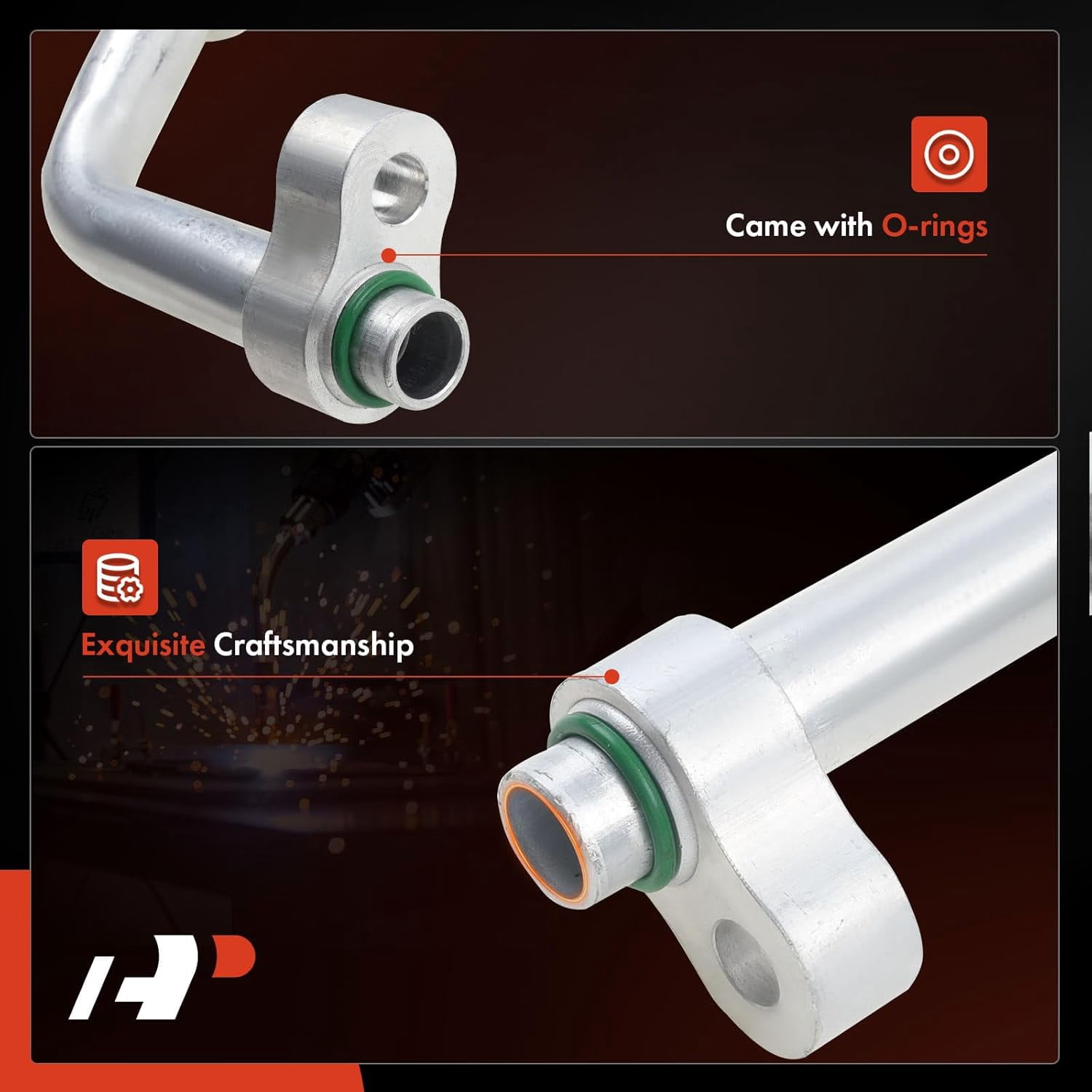 A-Premium A/C Suction Line Hose Compatible with Saturn SC1 SC2 SL SL1 SL2 SW1 SW2 1994-1998 L4 1.9L Low Pressure Compressor to Evaporator