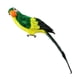 thumbnail image 4 of Modelo de loro pájaro, simulación de loro, guacamayos falsos, escultura de pared, loro con plumas verde, 4 of 9