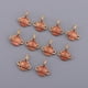 thumbnail image 5 of 10pcs Colgantes Forma de Satélites Metal Suministro de Artesanía Accesorios para Fabricación de Joyas, Álbum de Bricolaje Luz roja, 5 of 9