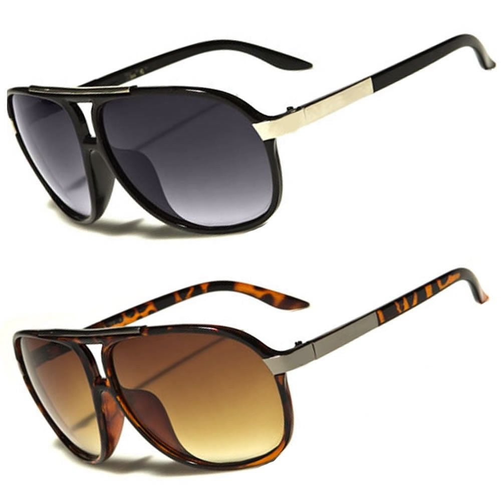Classic Aviator Sunglasses For Men Retro 80's Vintage Discount Designer Sunnies 