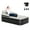 Black, variant on Uforic FullXL Air Bed featuring Headboard, 18in Inflatable Mattress with Pillow, Portable Electric Pump, Brown - Ideal Queen Air Mattress for Camping & Home Use