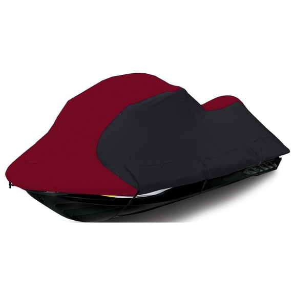 Jetpro Red/Black Jetski Cover Polaris Sea Doo Yamaha Kawasaki Tiger Shark Honda Pwc Jet Ski Cover Fits From 116”-125”(3seater)…