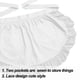 thumbnail image 3 of Delantal de cintura para cocina, restaurante, 100 % algodón, delantal de bistró con bolsillos para niñas y mujeres, 3 of 5
