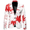 thumbnail image 5 of Men's 3 Piece Suit Set Slim Fit Floral Print Lightweight Blazer Vest Pants Wedding Party Outdoor Vacation Gatherings All Seasons Versatile Stylish Comfortable, 5 of 6