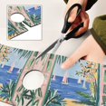 thumbnail image 6 of Yayeee Faucet Mat for Kitchen Sink 14.7" Diatomite Long Splash Guard Pad, Seaside Leaves, 6 of 7