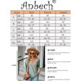 thumbnail image 5 of Anbech Deep V Neck Women Blouse Guipure Lace Shirt Solid Color Splice Trendy Long Sleeve Casual Tops, 5 of 8
