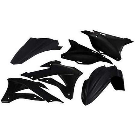 Acerbis Full Plastic Kit Black for Kawasaki KX100 2014-2018