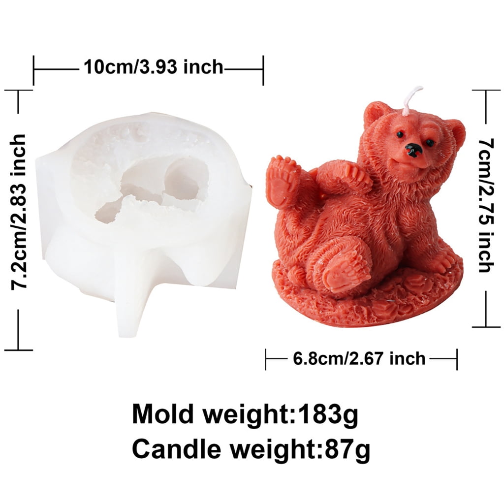 Geemin Statue Moulds Silicone Candle Molds Crafts Mold Cute Shape Handmade Craft Mold Silicone Ornament Molds for Statue