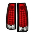 thumbnail image 1 of Spyder Automotive Tail Light Assembly - LED 5001375 Tail Light Assembly- LED; Red/Clear Lens; Chrome Plated Housing; LED Bulb/Uses OE Reverse Bulb, 1 of 7