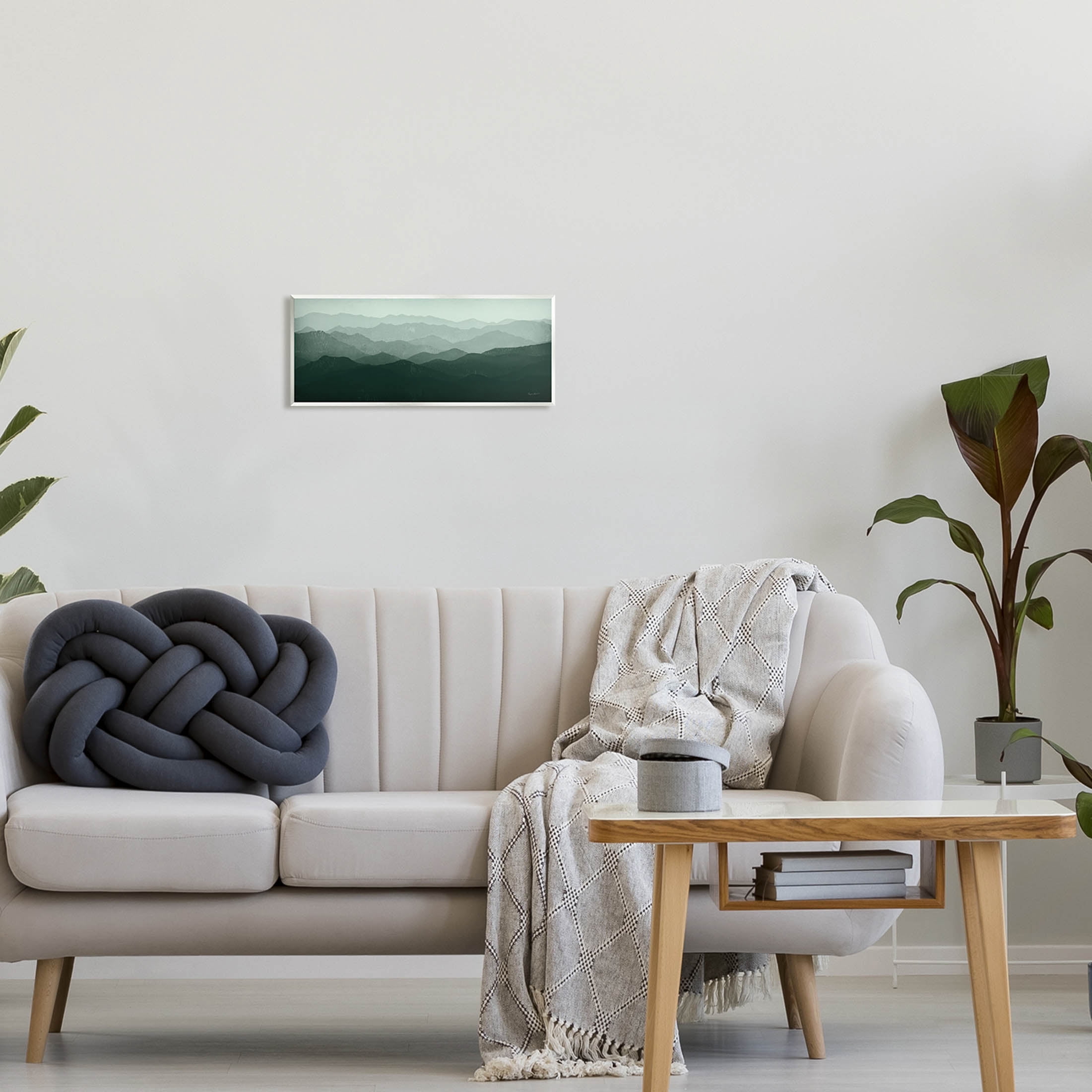 Stupell Industries Foggy Panoramic Mountain Range Photograph Unframed Art Print Wall Art, Design by Ryan Fowler