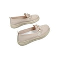 thumbnail image 3 of Gomelly Ladies Casual Shoes Classic Loafers Slip On Flats Breathable Boat Shoe Work Walking Khaki 7, 3 of 6