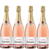 Codorníu Zero Rosé Premium Non-Alcoholic Sparkling Wine Dealcoholized Champagne 750ml