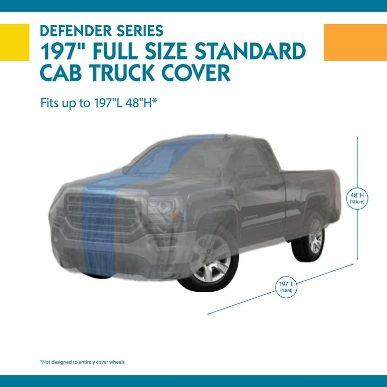 Breathable Truck Cover For Chevy Silverado 1500 Crew Cab 6.5ft Box (2016-2017) – Grey