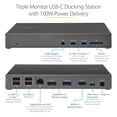 thumbnail image 2 of Estación de acoplamiento USB C StarTech.com Monitor triple 4K de 100 W, 2 of 7