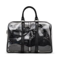 thumbnail image 1 of Steve Madden Warren Satchel Set de regalo, negro transparente, 1 of 5