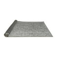 thumbnail image 2 of Ahgly Company Indoor Square Abstract Gray Modern Area Rugs, 3' Square, 2 of 4