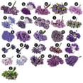 thumbnail image 1 of VONKY Plastic Flower Heads Handmade DIY artificial Simulation Bouquet Stamen for Wedding Gift Decoration 6Pcs Type 6, 1 of 6
