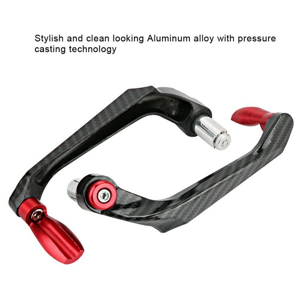 Juego De Protectores Para Manillar De Moto - Ajustable A 7/8", 1" Y 1 1/8" (28mm), Color Negro