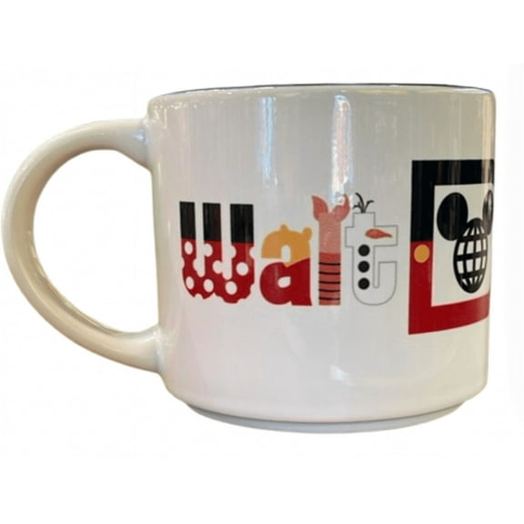 Disney Parks Walt Disney World Characters Print Coffee Mug New With Tag