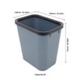 thumbnail image 2 of WORGEOUS Garbage Can Kitchen Office Waste Basket Versatile Trash Can Cabinet Trash Can Fire-Resist Trash Bin Household Garbage Can for Kitchen Plastic Trash Can (8L), 2 of 8